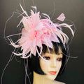 Pink Feather Fascinator