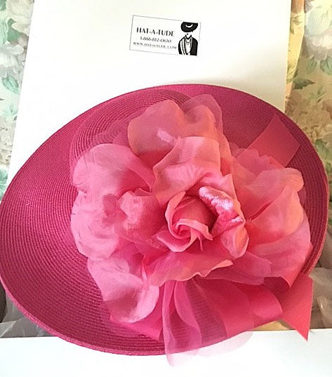 Hot Pink 5 Brim-XL Pink Rose