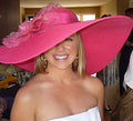 Hot Pink Hat 8 Brim-Pink Rose