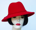 Red Wool Fedora
