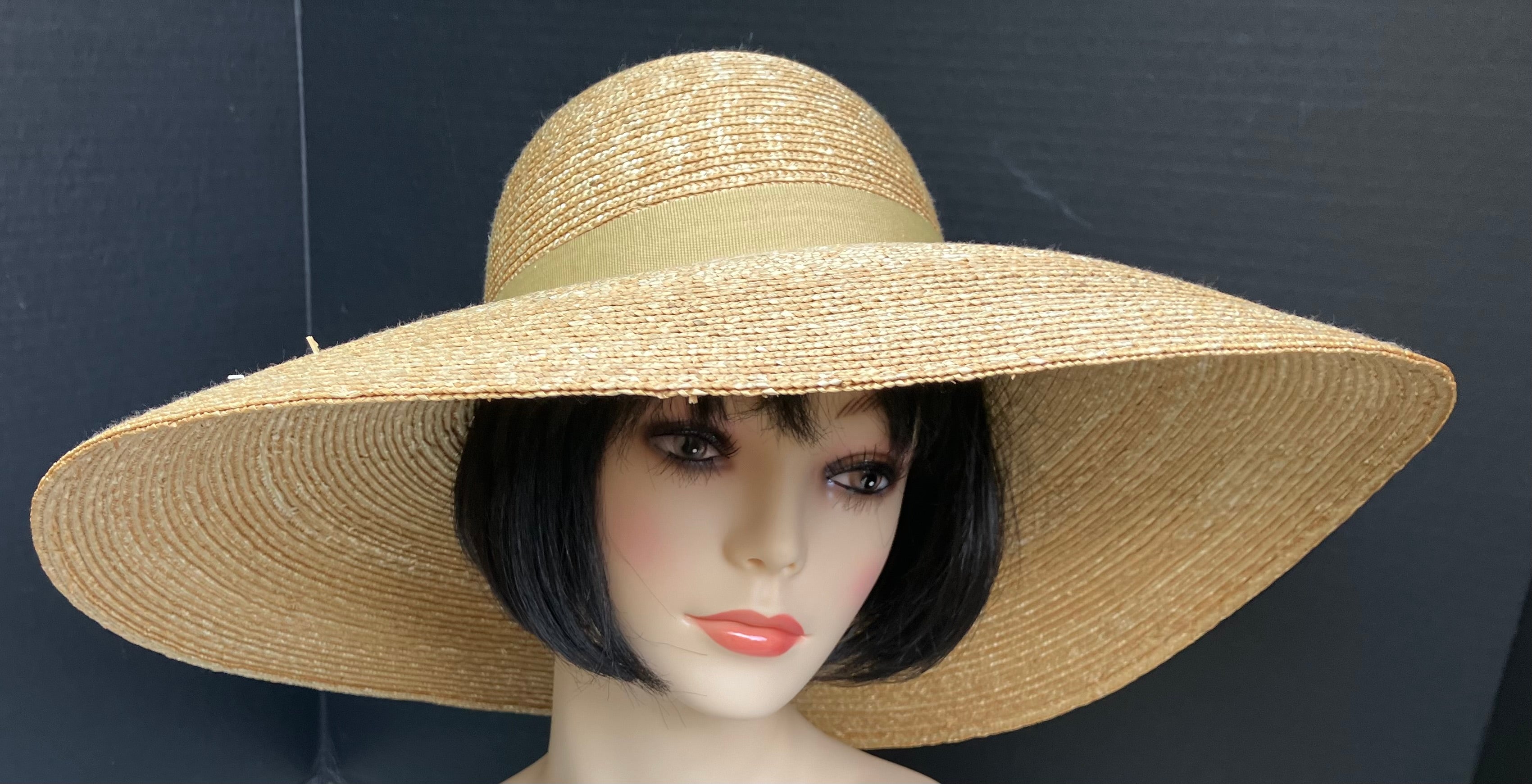 Natural Milan Straw 5.5" Picture Hat