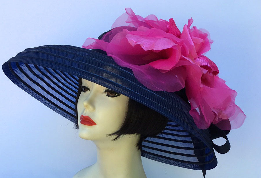 Black Sheer-Pink Rose