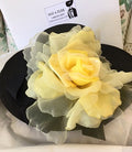 Black 5-6 Brim-XL Yellow Rose