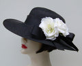 Black 4" Sisal-White Rose