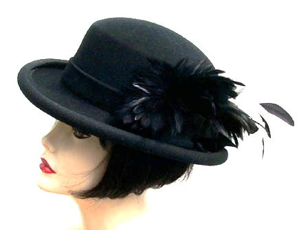Black Derby-Black Feather Side