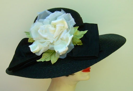 Black Milan 5-Ivory Sheer Rose