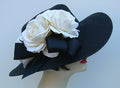 Black 4" Picture/Cream Rose