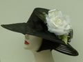 Black Sheer-Ivory-White Rose
