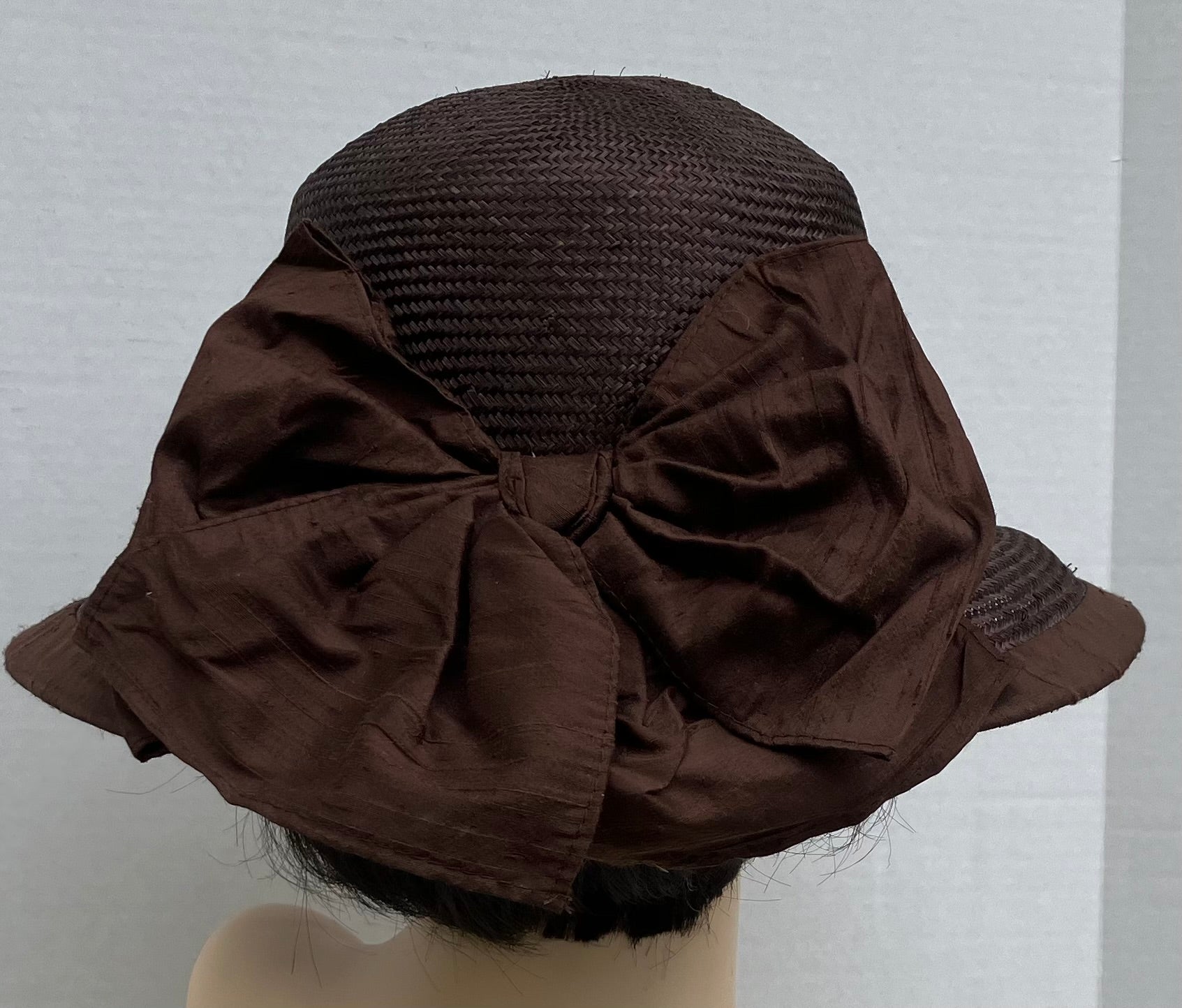 Brown 3" Brim Sisal Straw Hat