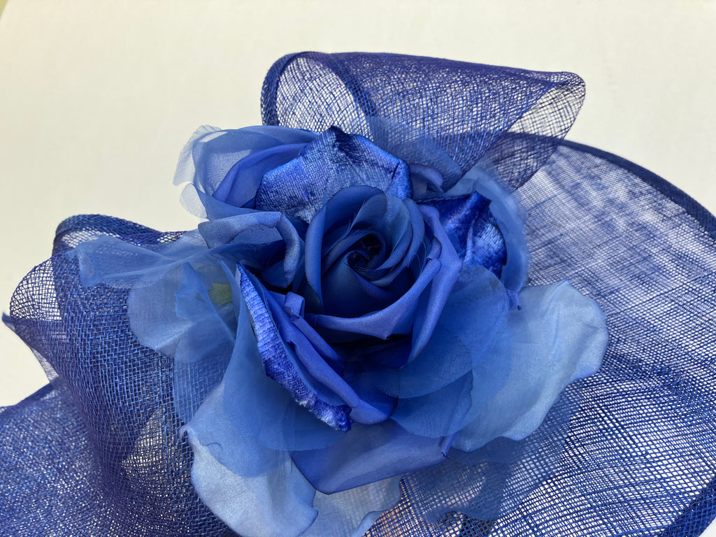Royal Blue Profile Fascinator