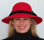 Red Wool Picture-Black