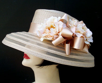 Beige Sheer 3" Down-Rose