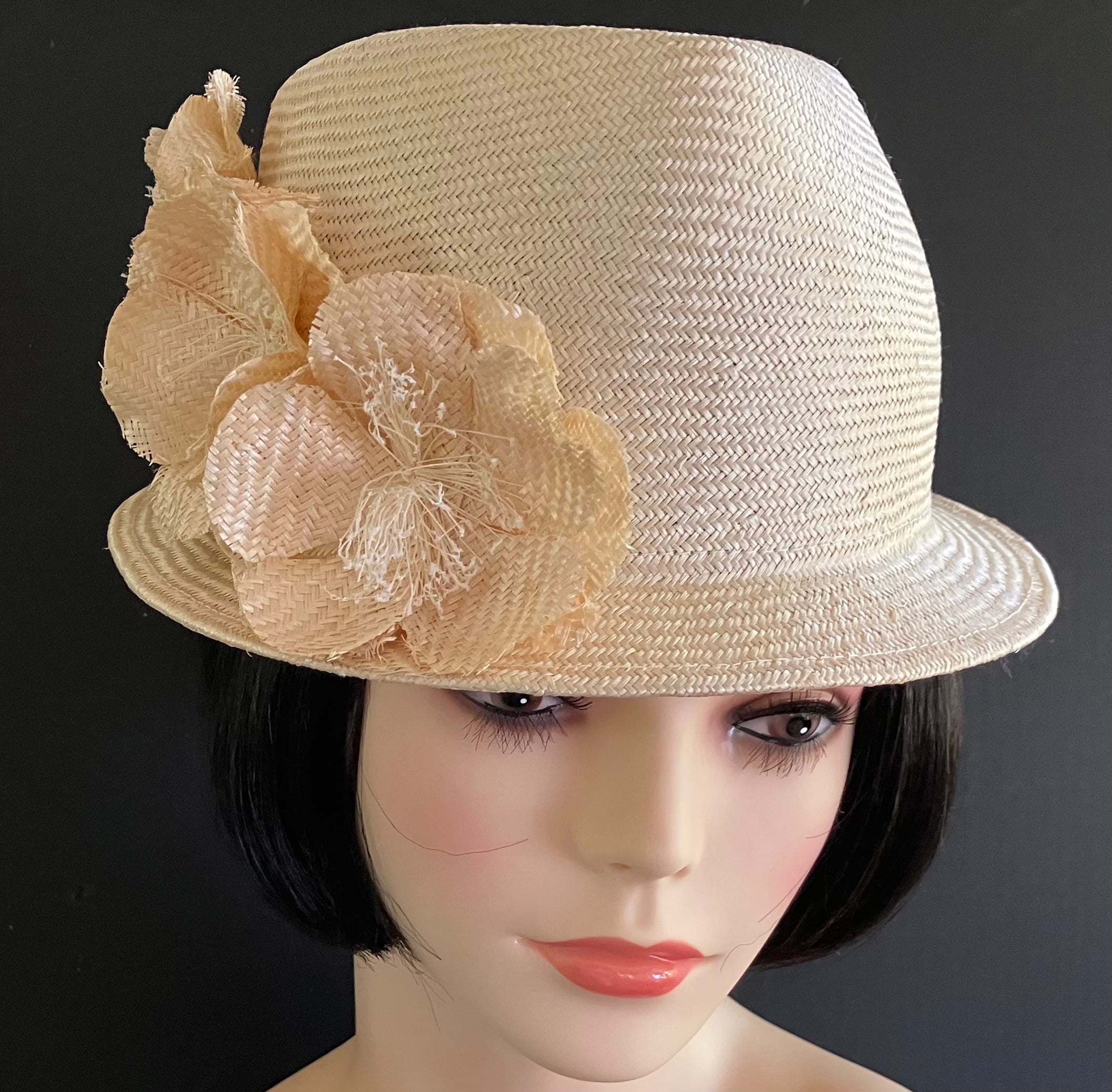 Ivory Petite XS Fedora-Flower