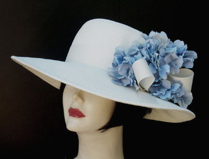 Ivory 4" Picture-Perwinkle Blue