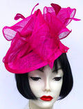 Fuchsia Pink Profile Fascinator