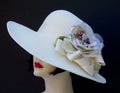 Ivory-Cream 4" Picture-Ivory Fuchsia Rose