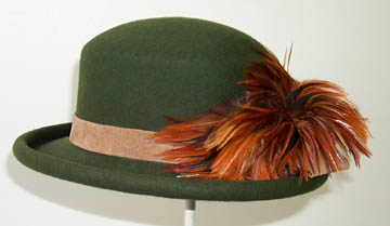 Loden Derby-Rust Feathers