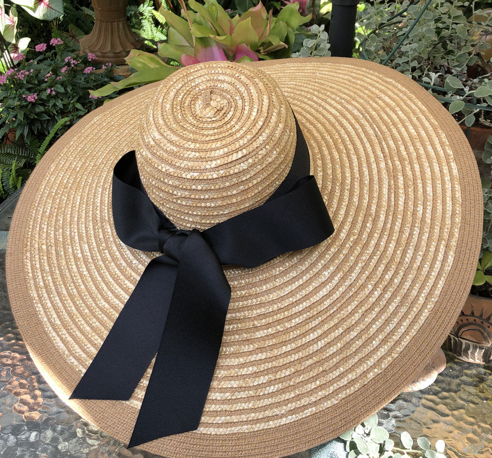 Natural Straw Large Brim Hat