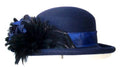 Navy Derby-Black