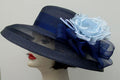 Navy Sheer Breton/Lt. Blue Rose