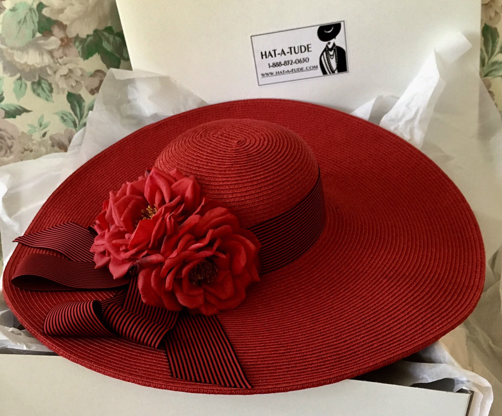 Red 5-6 Brim-Stripe Ribbon
