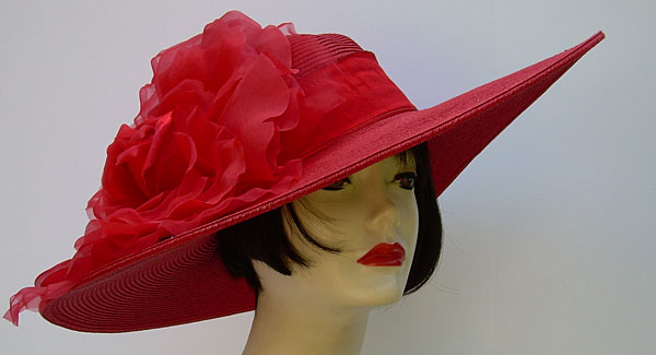 Red 5-6 Brim-Red Roses