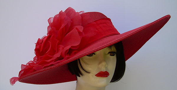 Red 5-6 Brim/XL Red Rose