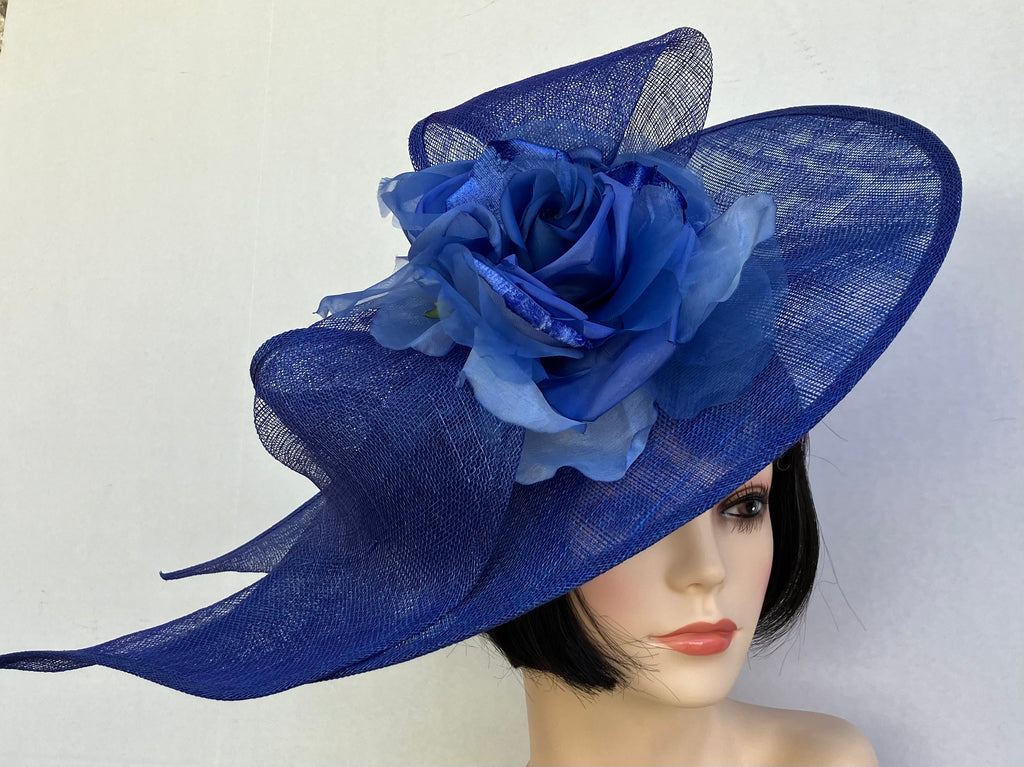 Royal Blue Profile Fascinator