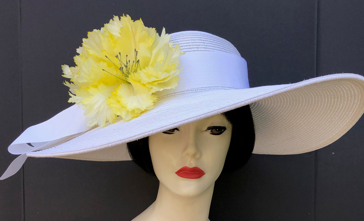 Ivory 5-6 Brim-XL Yellow Rose