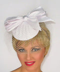 White Fascinator