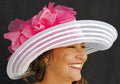 White Sheer Off-Face-Pink