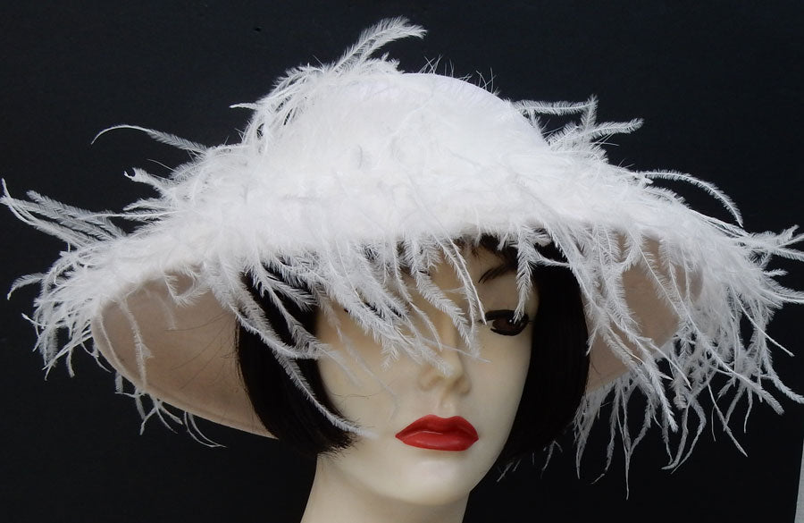 Winter White Picture - Ostrich Feathers