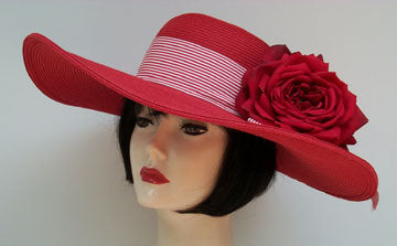 Red 5-6 Brim-Stripe Ribbon