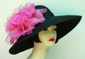 Black Milan 6 Brim-XLPink Rose