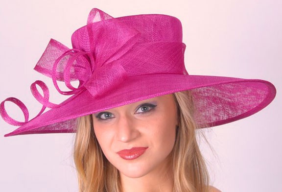 Fuchsia Pink Picture Hat 