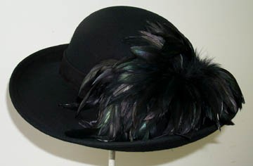 Black 3" Picture/Black Feathers