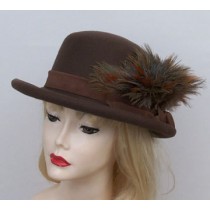 Taupe Derby/Pheasant Feathers
