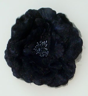 Flower Pin/Black