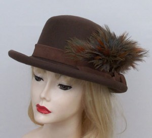 Brown Derby/ Pheasant Feather