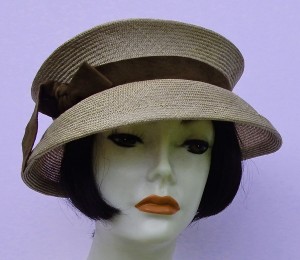 Taupe Travel Hat-Suede