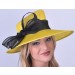 Yellow/Black Slant Crown Hat