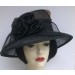 Black Brown Dress Hat