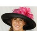 Designer Hat-Pink Rose