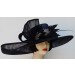 Black Wide Brim Derby Hat
