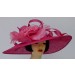 Fuchsia Pink Derby Hat-Pink Rose 