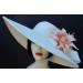 Ivory 6" Brim Coral Lily