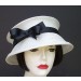 Light Grey Travel Hat-Black Ribbon