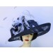 Navy Large Off-Face Hat-Feathers