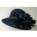 Navy Small Picture/Black Feathers