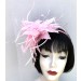  Pale Pink Small Feather Fascinator
